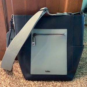 Botkier Park Slope Bucket Ink Combo Blue